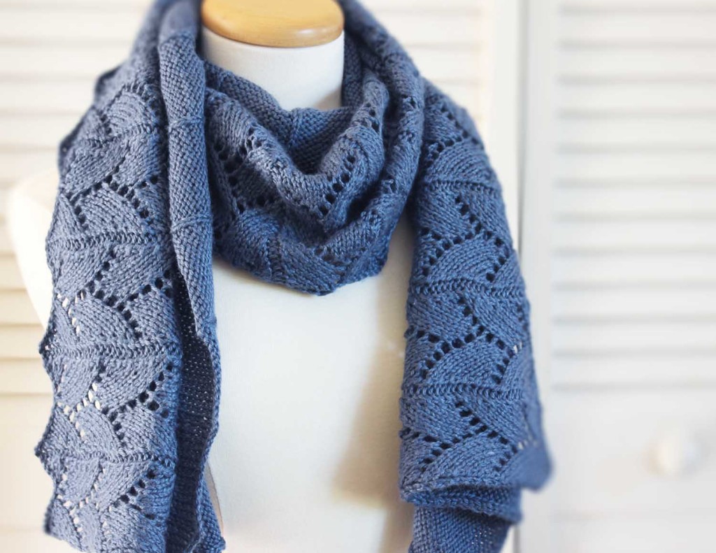 Blue Jean Wrap Knitting Pattern