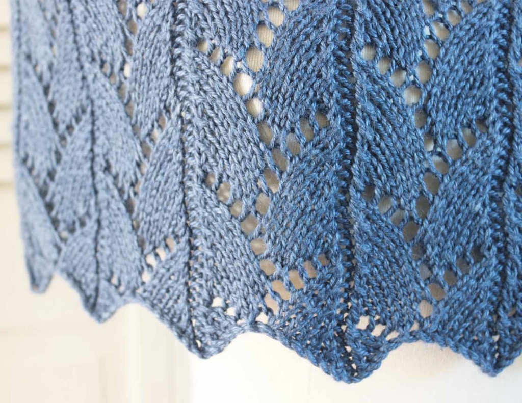 Blue Jean Wrap Knitting Pattern