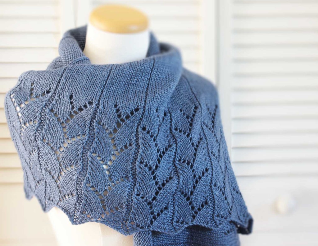 Blue Jean Wrap Knitting Pattern