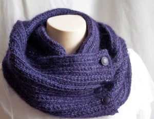 Knitting Pattern Midnight Cowl | Deux Brins de Maille