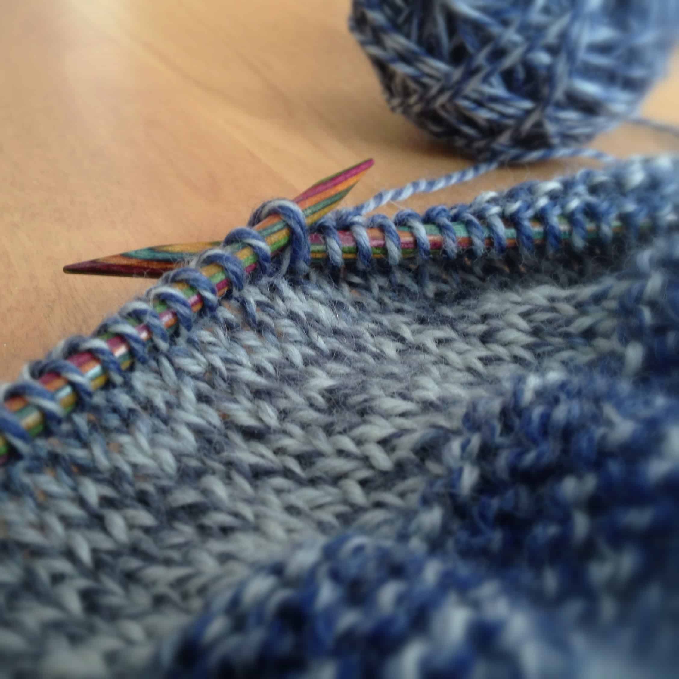 Knit shawl Project 365 Day 63 Deux Brins de Maille