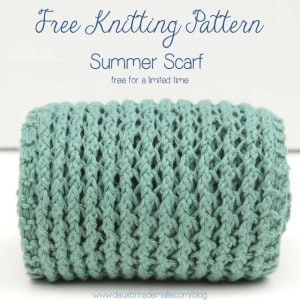 Free Knitting Pattern: The Summer Scarf (free for a limited time only)