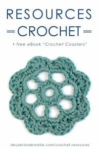 Resources Crochet | Deux Brins de Maille | Free eBook "Crochet Coasters"