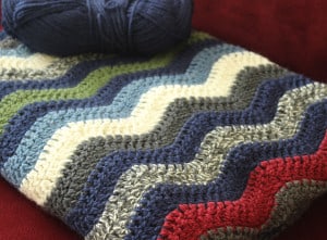 Ripple Crochet Blanket