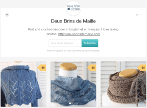 Become An Affiliate Deux Brins de Maille