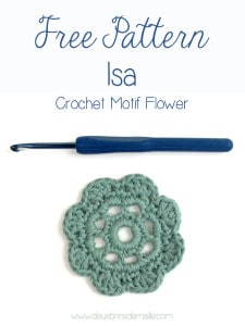 Free Pattern Isa Crochet Motif Flower