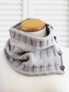 Knitting Pattern Cowl, Woven Cowl