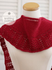 Deux Brins de Maille - Knitting Pattern Scarf - The Little Shawl